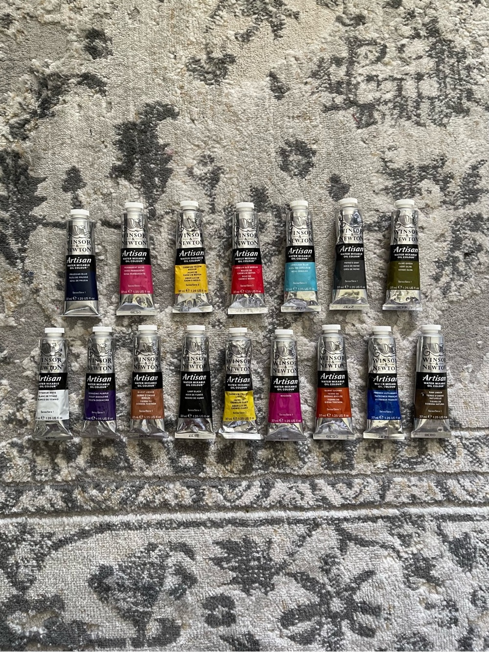 Winsor & Newton: Multicolor Artisan Water Mixable Oil Paint Bundle / 1.25 fl oz